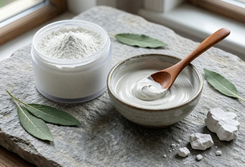 Kako brzo smiriti bubuljicu uz JJ Porcelansku masku u prahu.